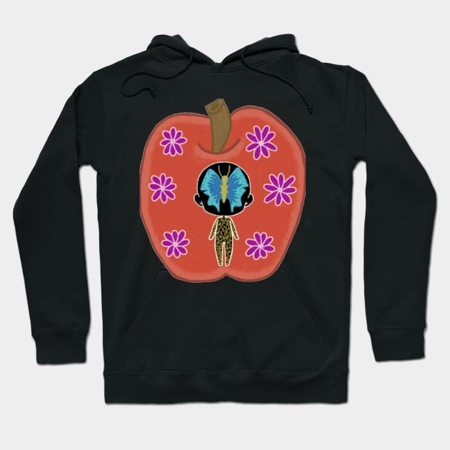 Manzana abstracta Hoodie by Artista abstracta